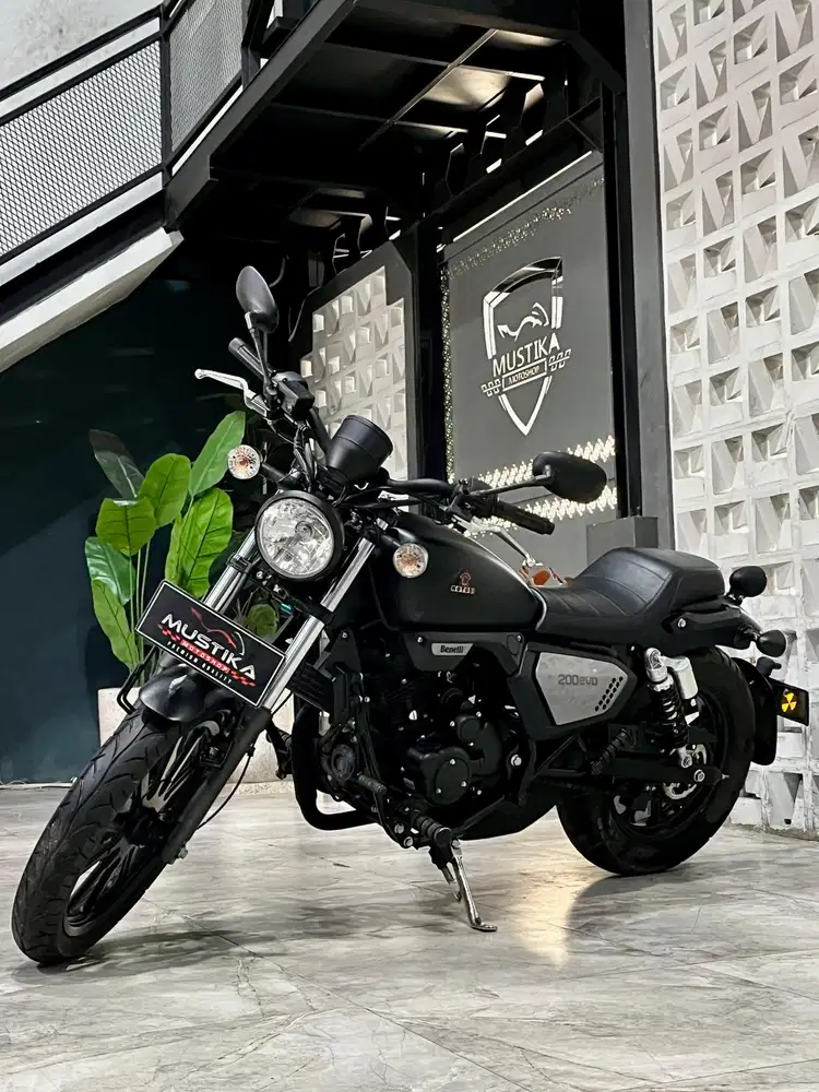 Black Matte‼️Benelli Motobi EVO 200 2021. Odo 4rb. DANNY Mustika Motor