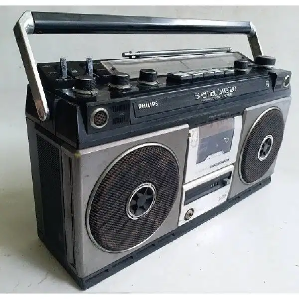 Radio dan tape Holland merek PHILIPS - HOLLAND SPATIAL STEREO era 70