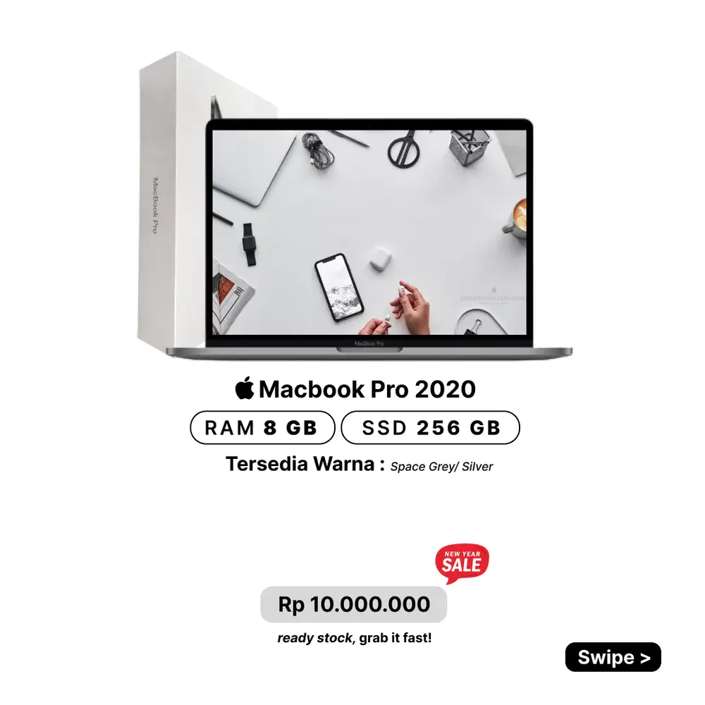 SECOND FULLSET! MACBOOK PRO 2020 M1 8/256 GB