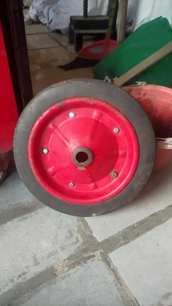 RODA GEROBAK DORONG ANGKONG 12 INCH BAN MATI