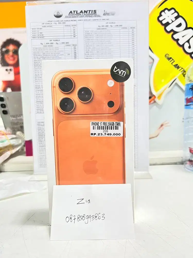 Iphone 17 pro 256gb ATLANTIS DAHSYAT