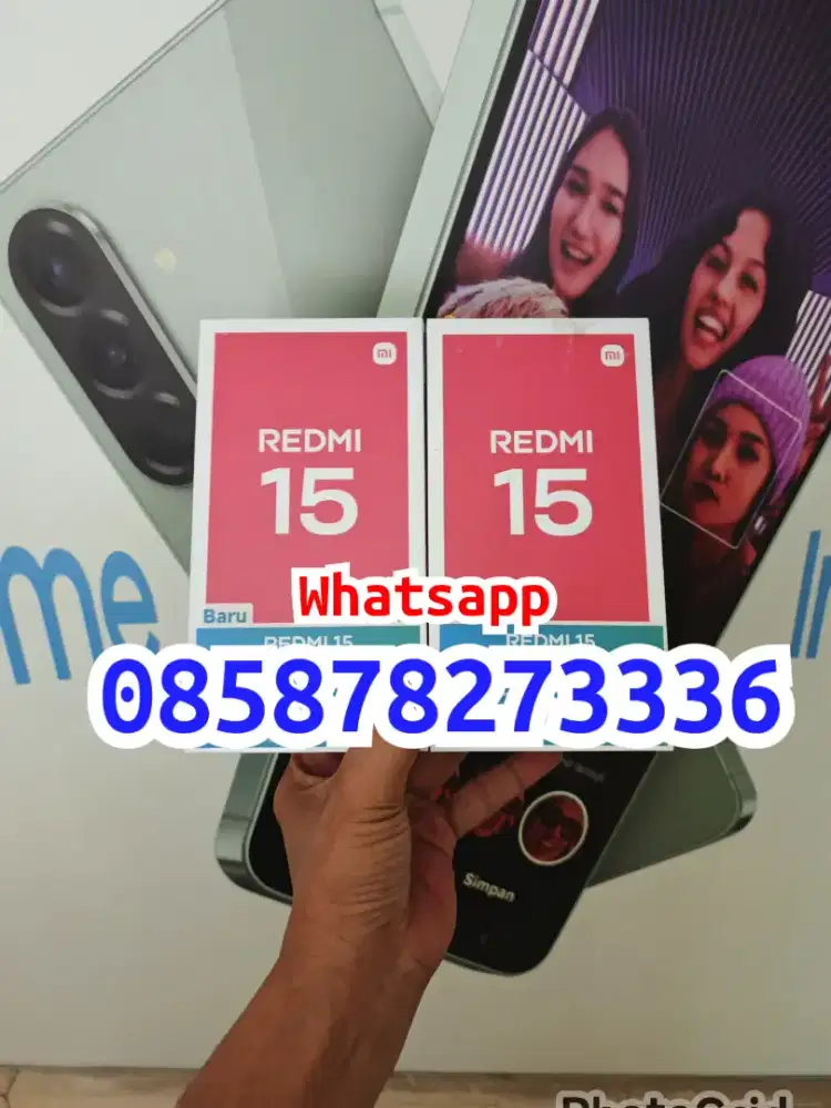 FAST RESPON WA Xiaomi Redmi 15 NFC 8+8/128 Garansi resmi 15bln