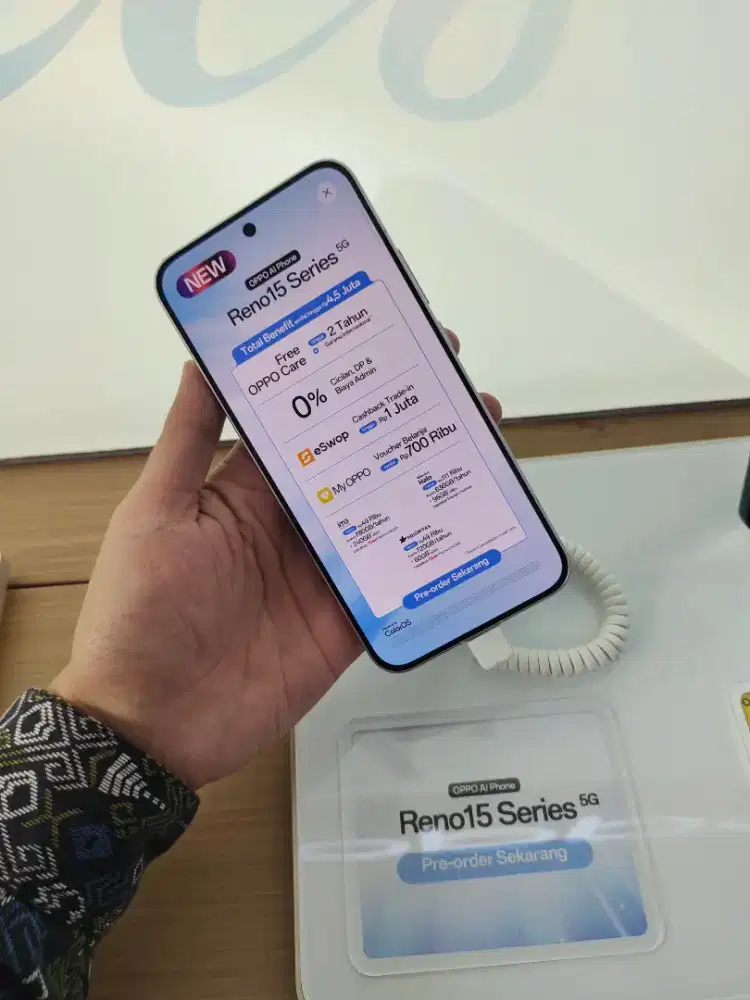 Oppo Reno15 5g sudah bisa open PO dan nikmati bonus berlimpah