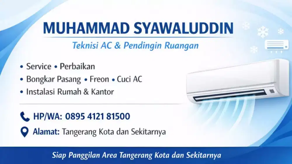 Jasa service AC dll
