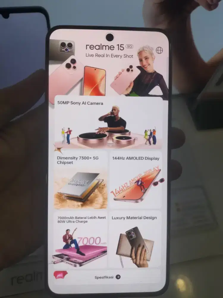 New Realme 15 5g 18/256 Segel Box