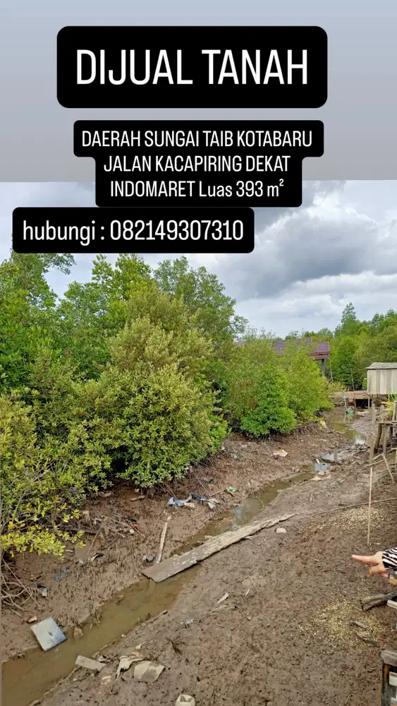 DIJUAL TANAH KOTABARU DAERAH RAMAI PENDUDUK NEGO SAMPAI JADI