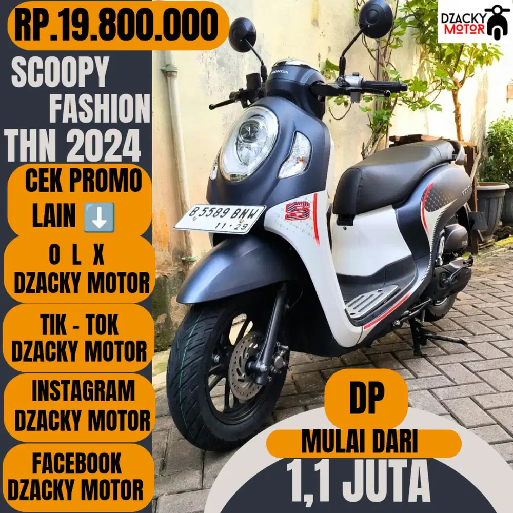 SCOOPY FASHION 2024 SECOND LIKE NEW