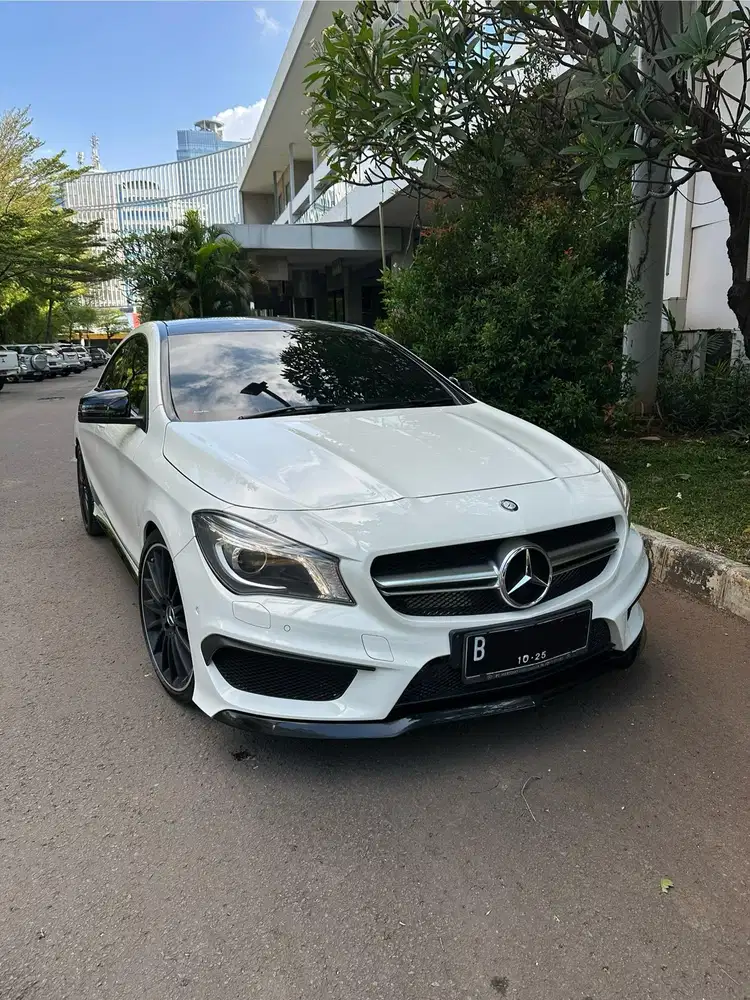 Mercedes Benz CLA45 AMG 2014 Putih Jok Recaro