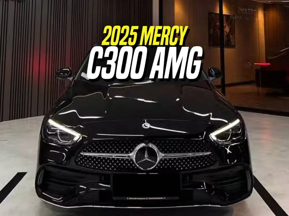 Mercedes Benz C300 AMG 2025 Facelift Black Hitam Mercy C 300