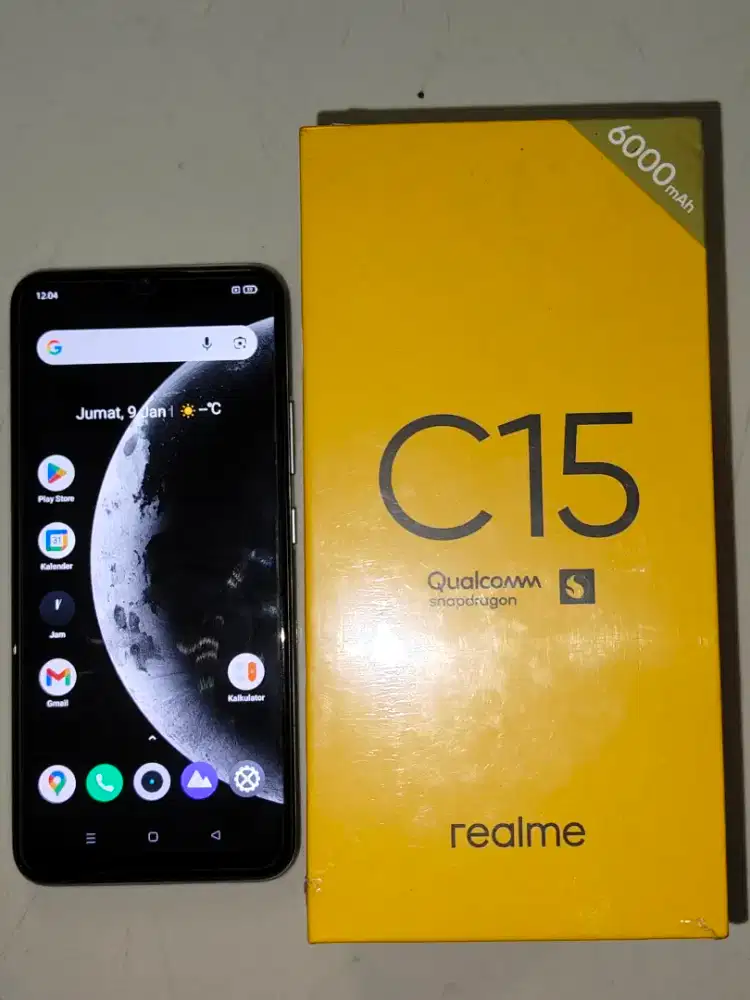 Jual hp realme C15 Qualcom Snapdragon