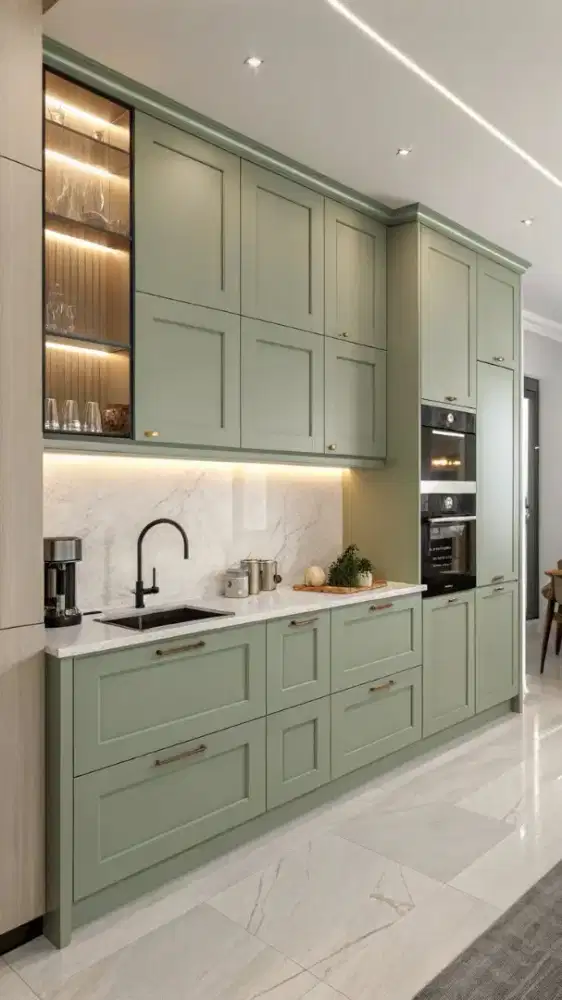 Custom kitchen set lemari pakaian bedroom set livingroom bedrop tv