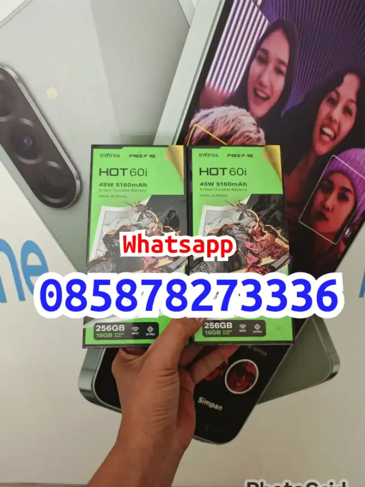 FAST RESPON WA Infinix Hot 60i NFC 8+8/256 garansi resmi 1thn