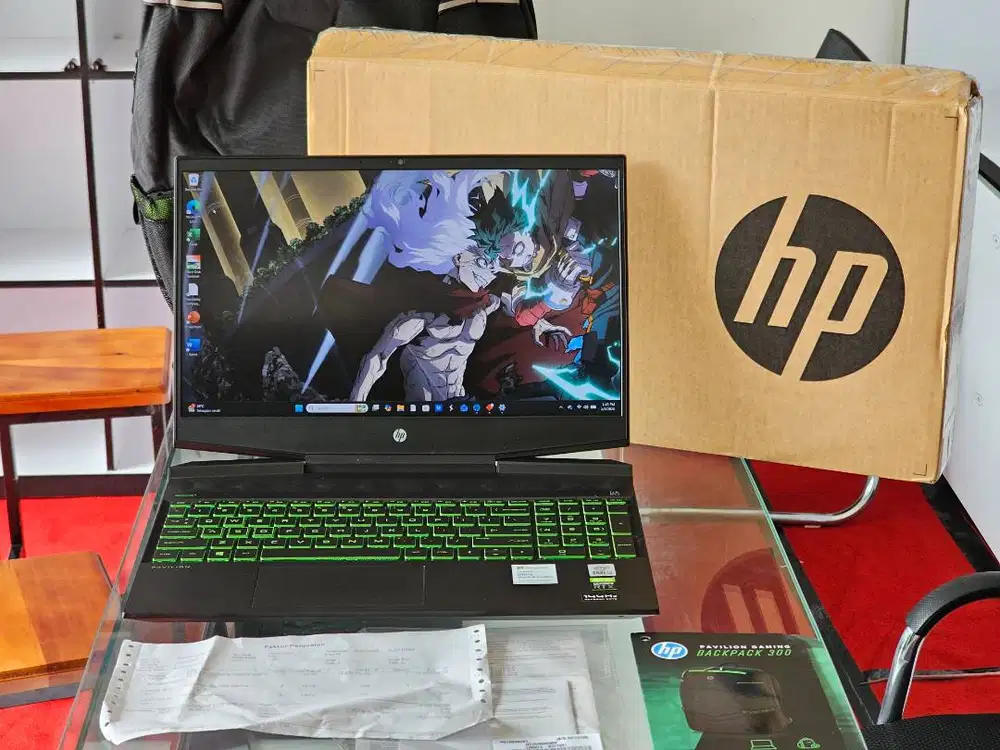 HP Pavilion Gaming 15 intel Core i5 Gen 10 Ram 16 GB SSD 1000 GB Nvidi