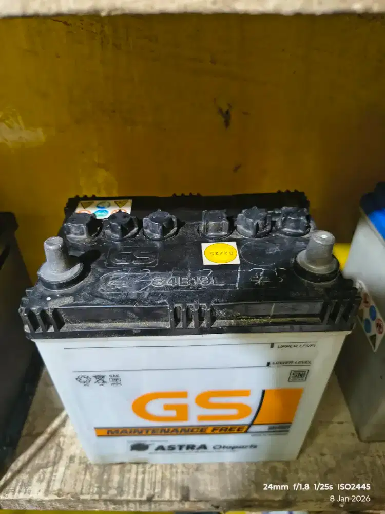 Bisa tukar tambah aki GS ns40l 34ah second