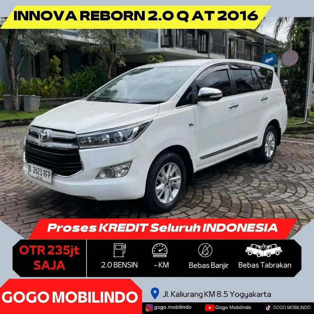 Toyota Innova Reborn Q Matic 2016 DP Minim Bisa Kredit Xpander