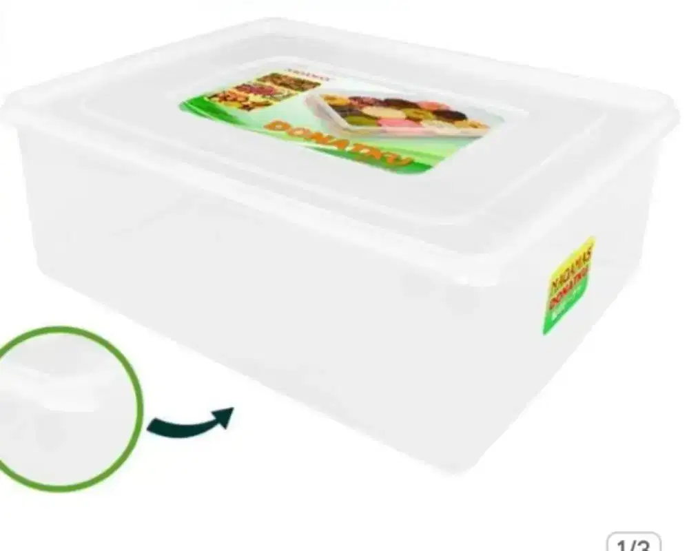 Jual Box Donat Dan Sayur Ukuran LARGE Masih Baru