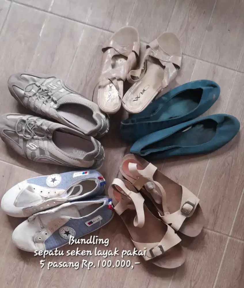 Sepatu seken Wanita Layak Pakai