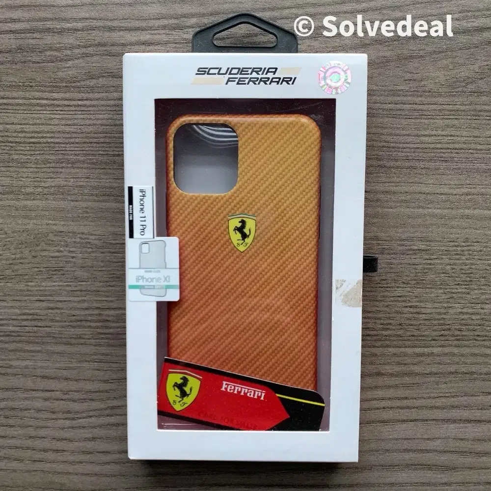 Case Ferrari Scuderia iPhone 11 Pro Carbon