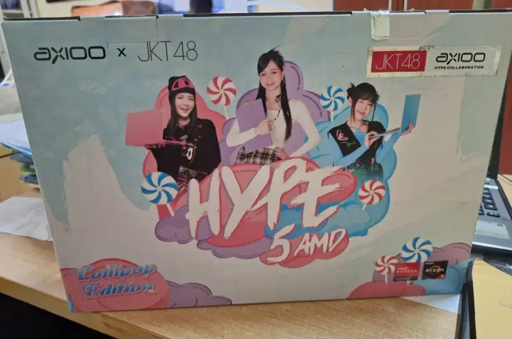 Laptop Axio jkt48 biru