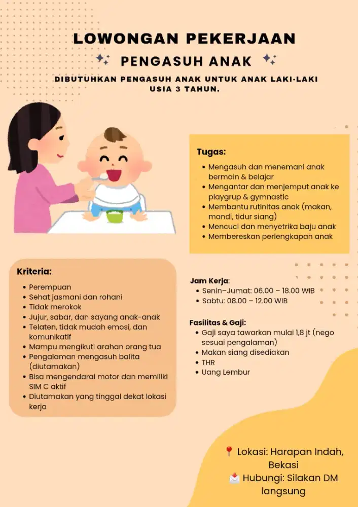 Pengasuh Anak Usia 3 Tahun