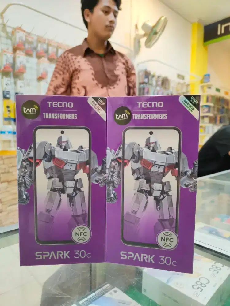 Tecno sparck 30c 8/256 PROMO+BONUS CASH DAN CREDIT GARANSI RESMI 100%
