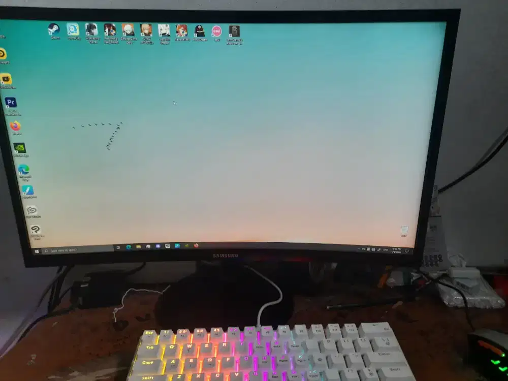 di jual pc full set ram 16gb rtx 1050ti 4gb