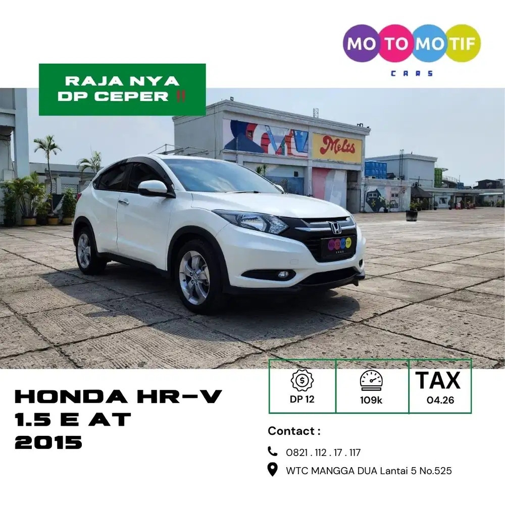 [ DP 12 ] Honda HR-V 1.5 E AT 2015