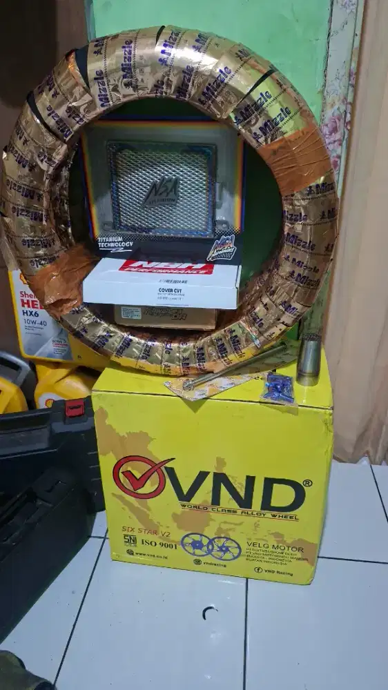 VELG VND SIX STAR AEROX NEW + BAN MIZZLE