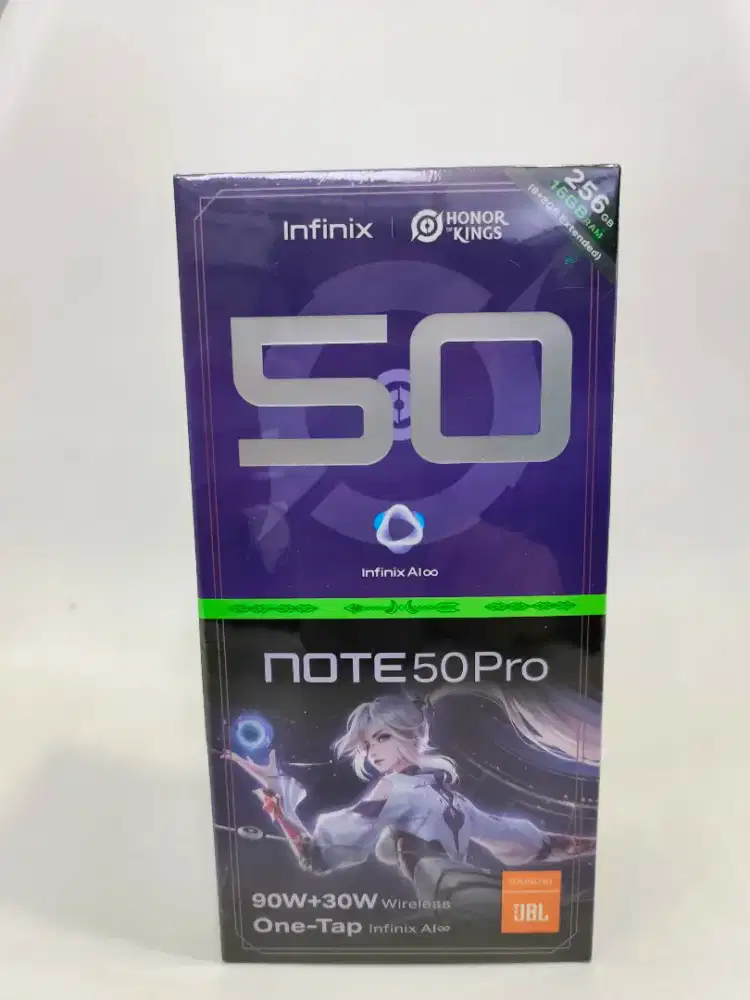 INFINIX NOTE 50 PRO 8+8/256GB GARANSI FRESH RESMI INFINIX (NO REPACK)