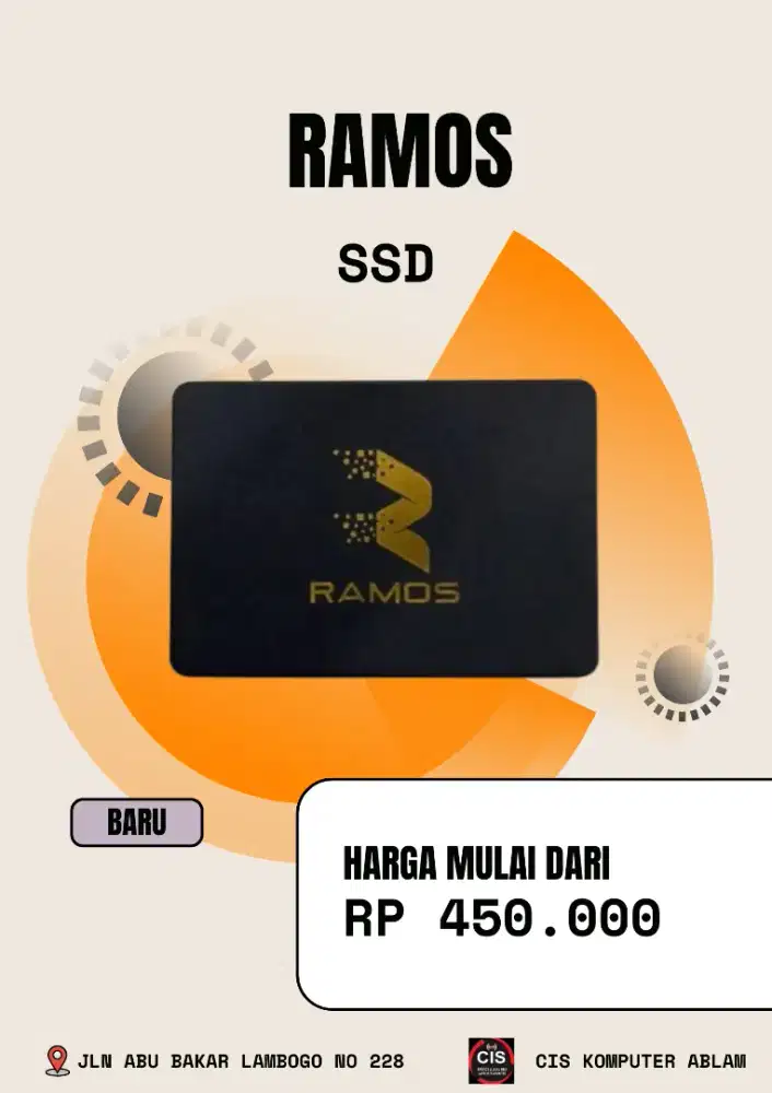 jual ssd ramos black
