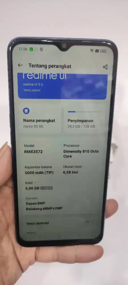 Realme Narzo 50 5g 6+4/128gb