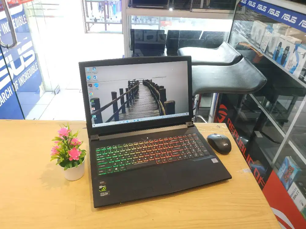 DIJUAL LAPTOP GAMING AFTERSHOCK CORE i7 RAM 16GB NVIDIA