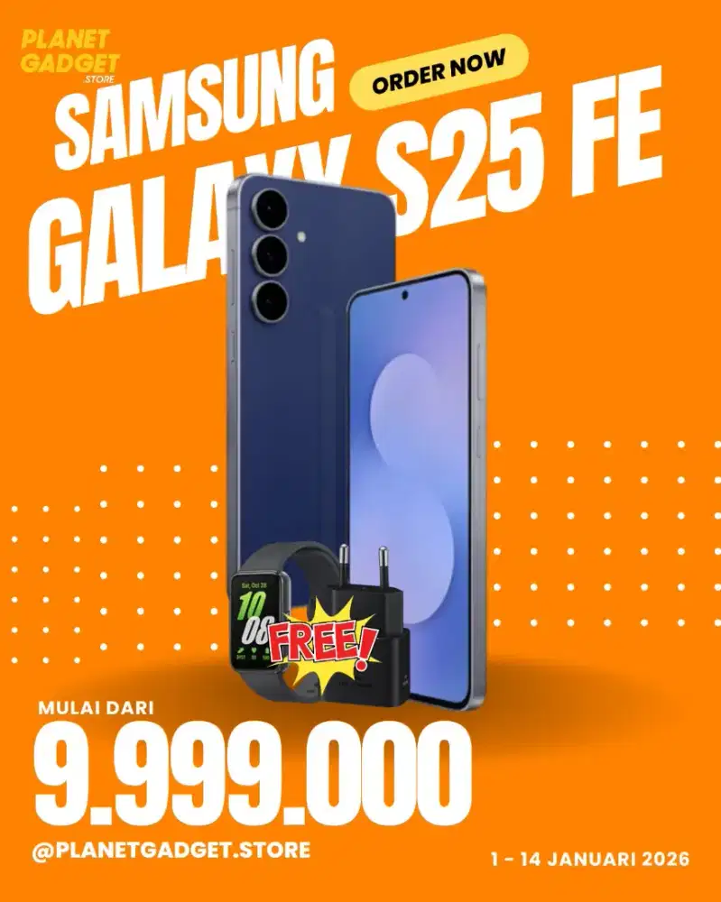 S25 fe free melimpah dapat fit 3 dan travel ya harga mulai 9 jutaan