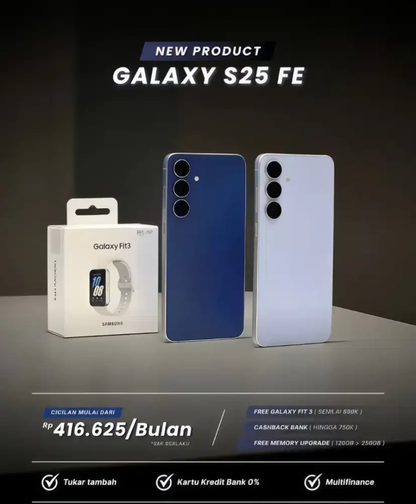 PROMO SAMSUNG S25 FE FREE GALAXY FIT 3