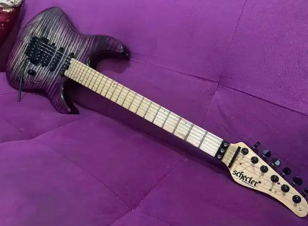 Guitar schecter sun valley super shredder III AURORA BURST