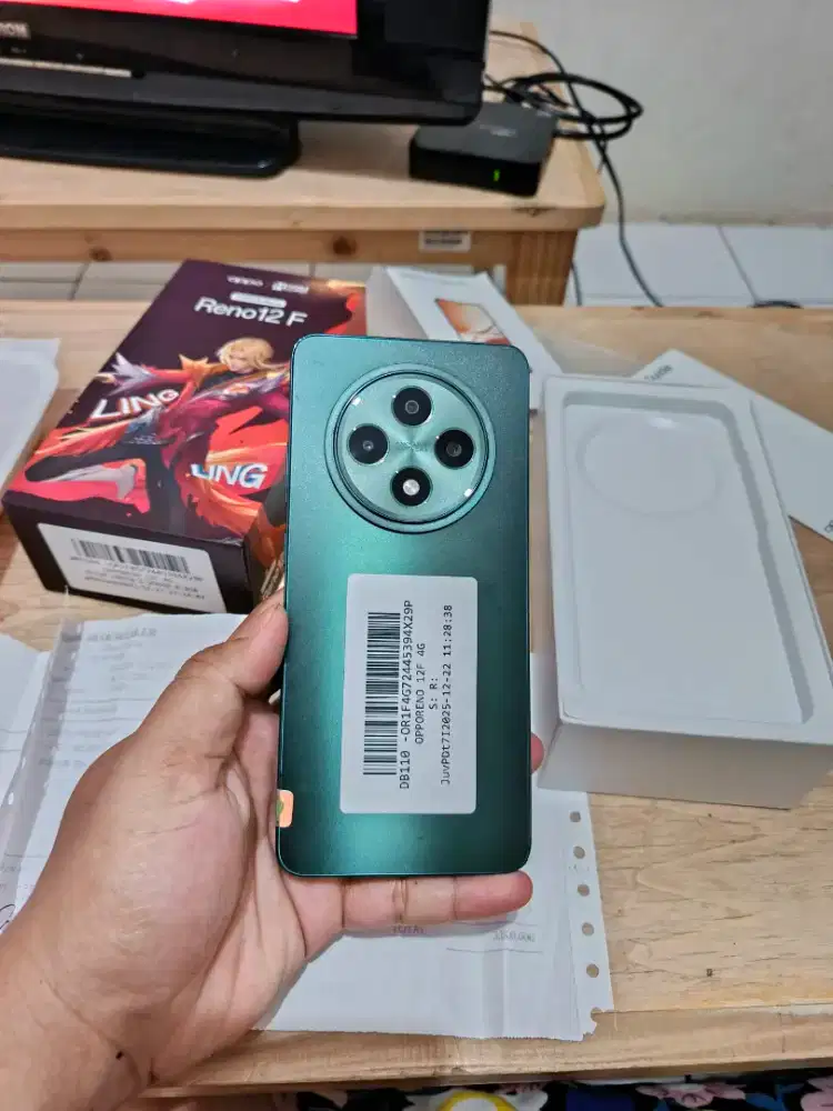 BU Cepat Oppo Reno 12F 4G 8/256 GB Second Murah