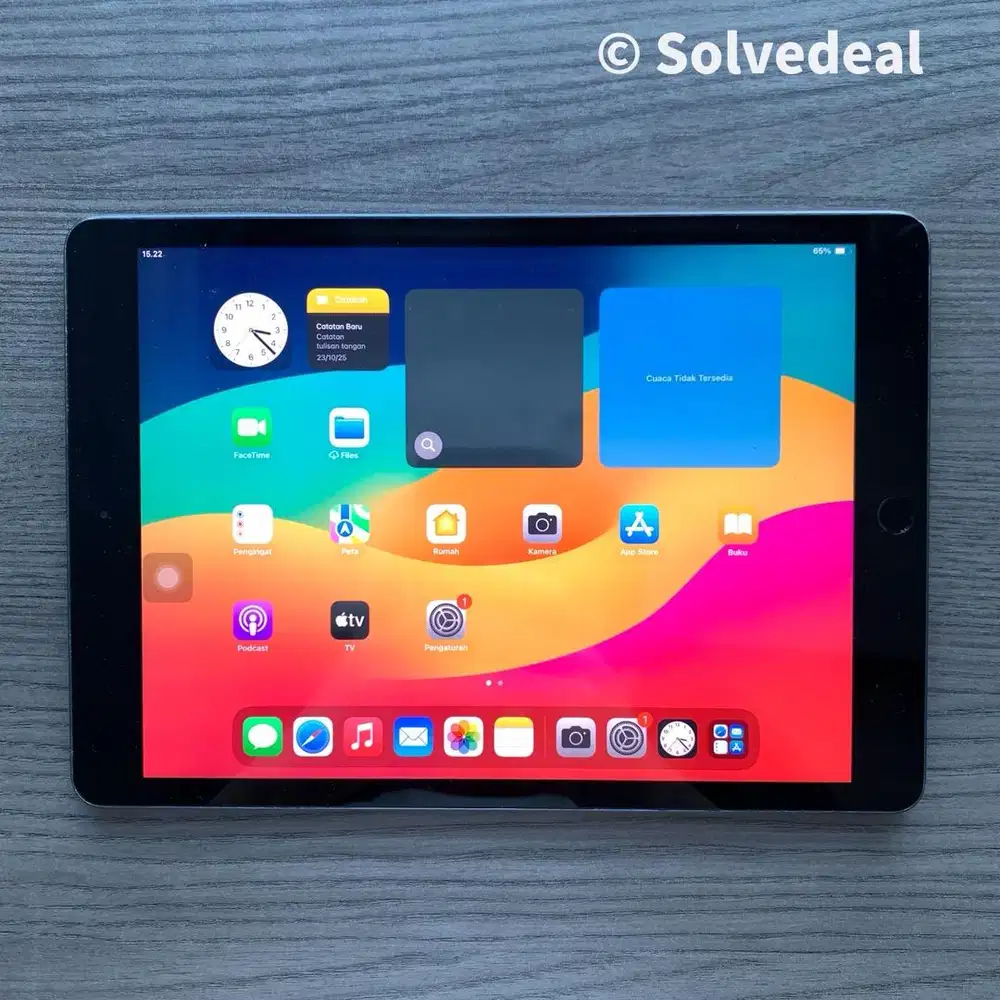 Apple Ipad 7 32GB WiFi Space Gray Siap Pakai