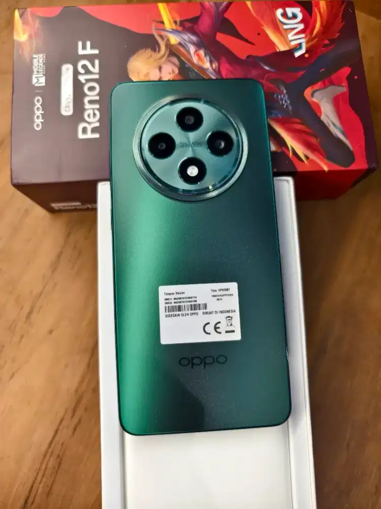 Oppo reno 12f 4g 8/256 bekas resmi