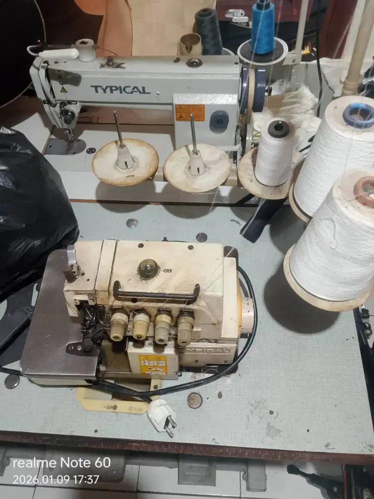 Mesin jahit dan obras