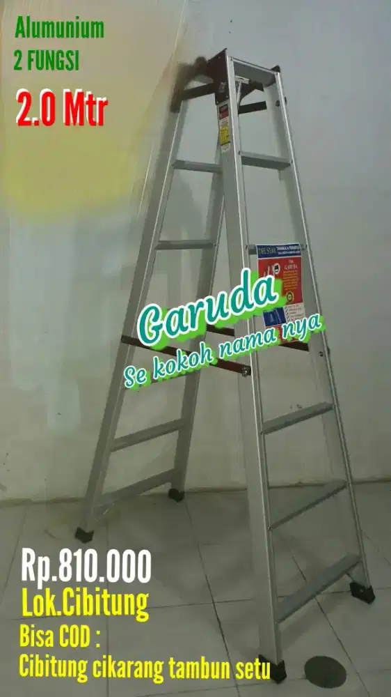 Tangga lipat alm GARUDA 2 Mtr