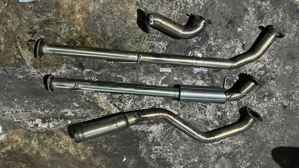 Knalpot full sistem innova diesel