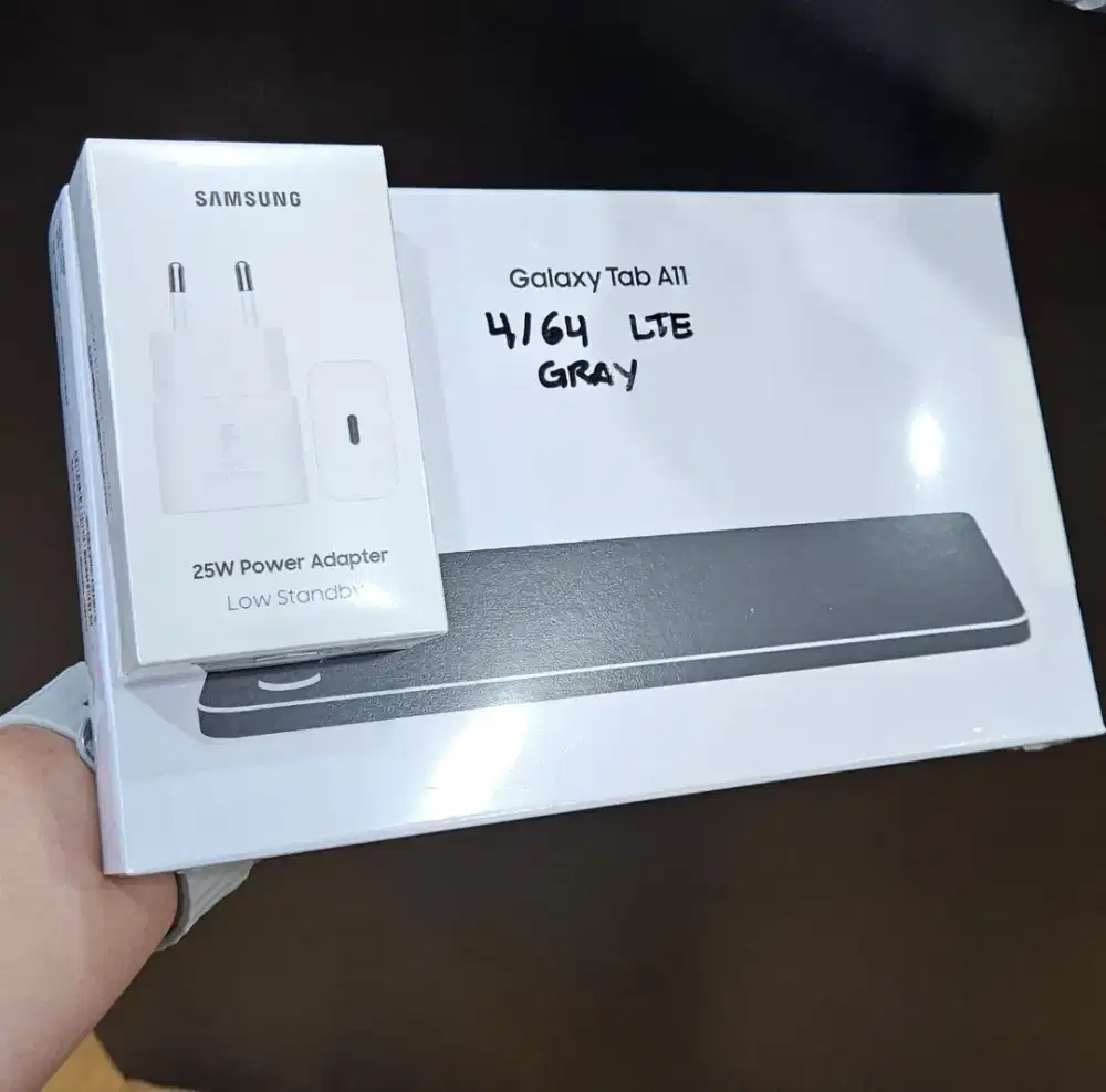 [PROMO] Samsung Tab A11 LTE 4/64 Gray Free Travel Adaoter 25W