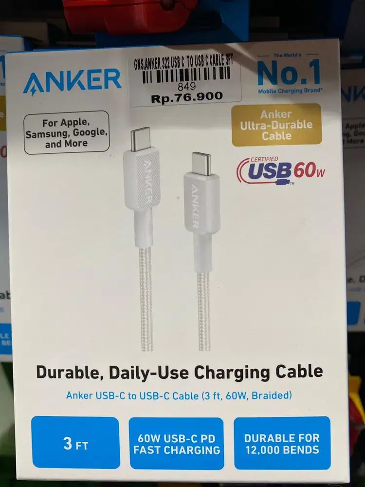 ANKER 322 USB C TO C CABLE