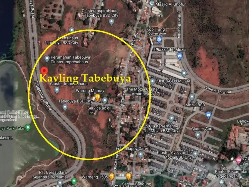 Kavling Komersiil Tabebuya 2600 m2 , BSD Serpong