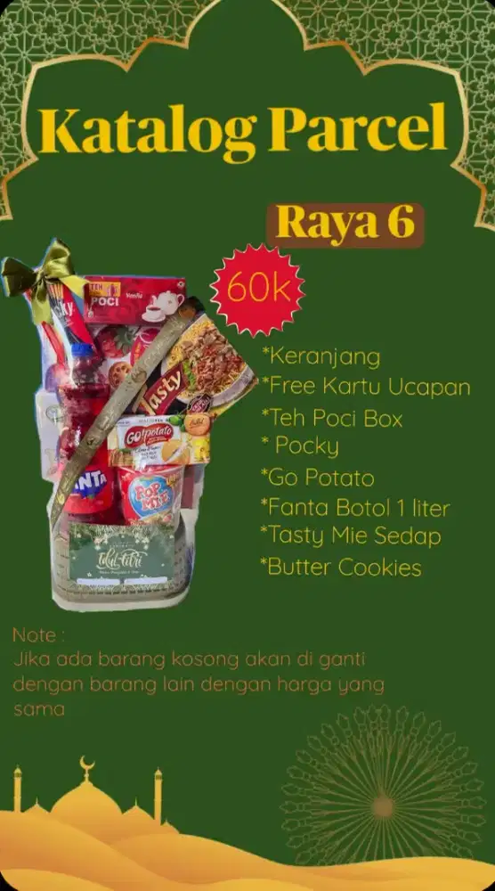 Parcel lebaran 2026