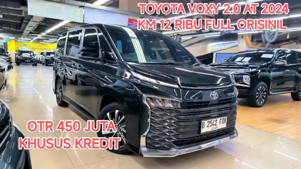 Km 12 ribu TOYOTA VOXY 2.0 AT 2024 KONDISI ISTIMEWA
