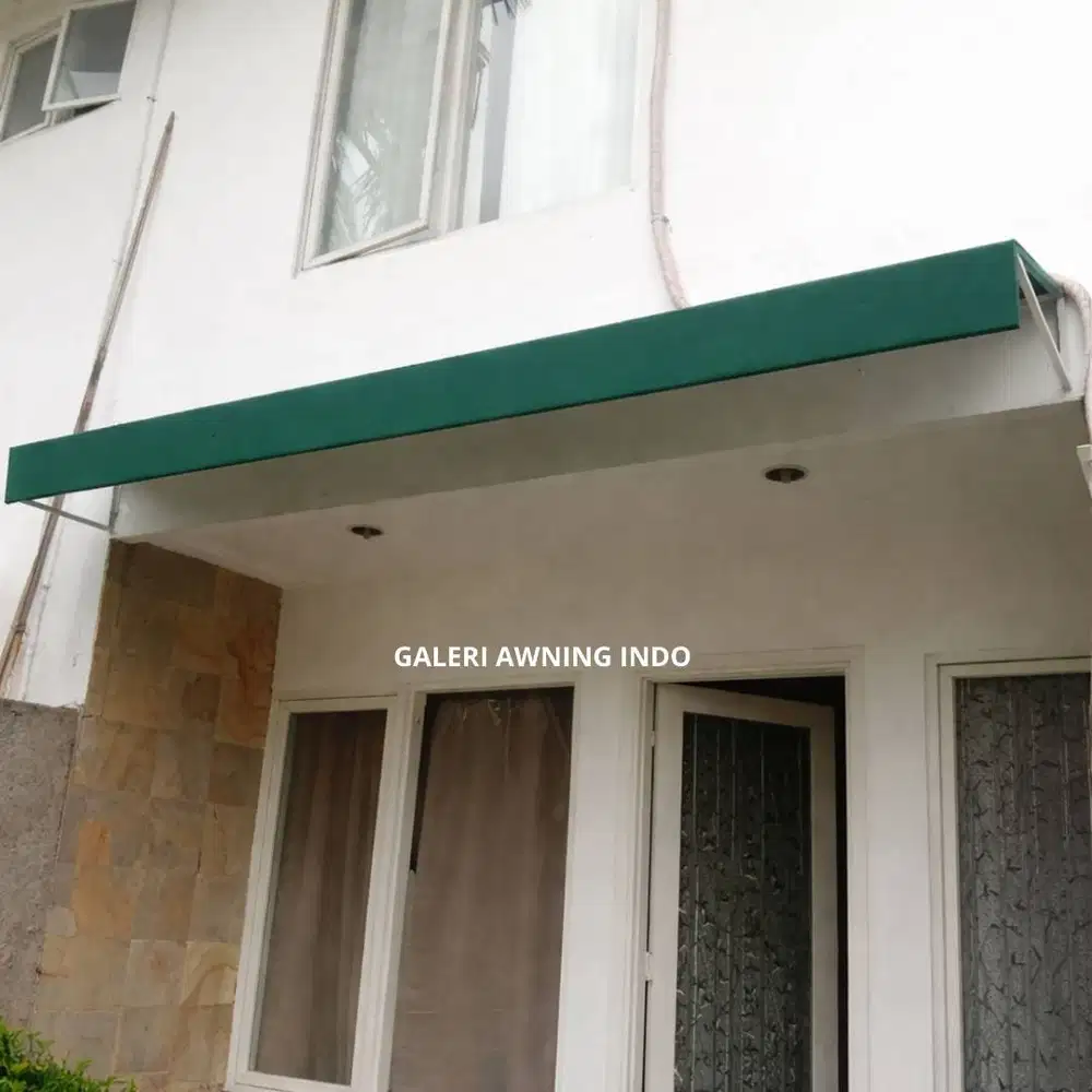 Kanopi Awning Hijau Kekinian untuk Rumah & Usaha