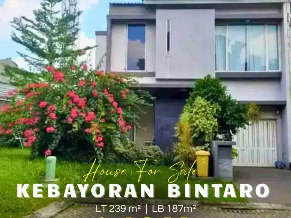 Dijual Rumah Paling  Murah Cocok Investasi Di Kebayoran Bintaro Jaya Sektor 7 Tangsel