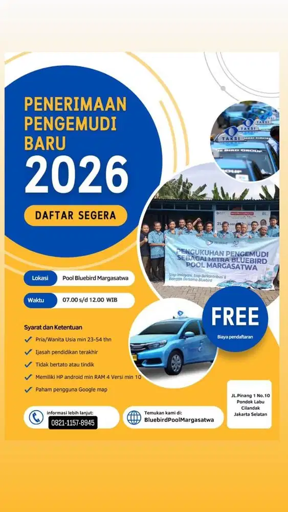 Driver Taksi Bluebird