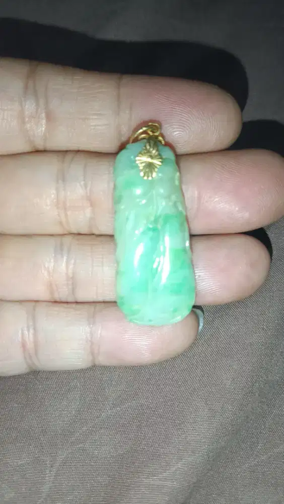 Liontin pendant Giok asli